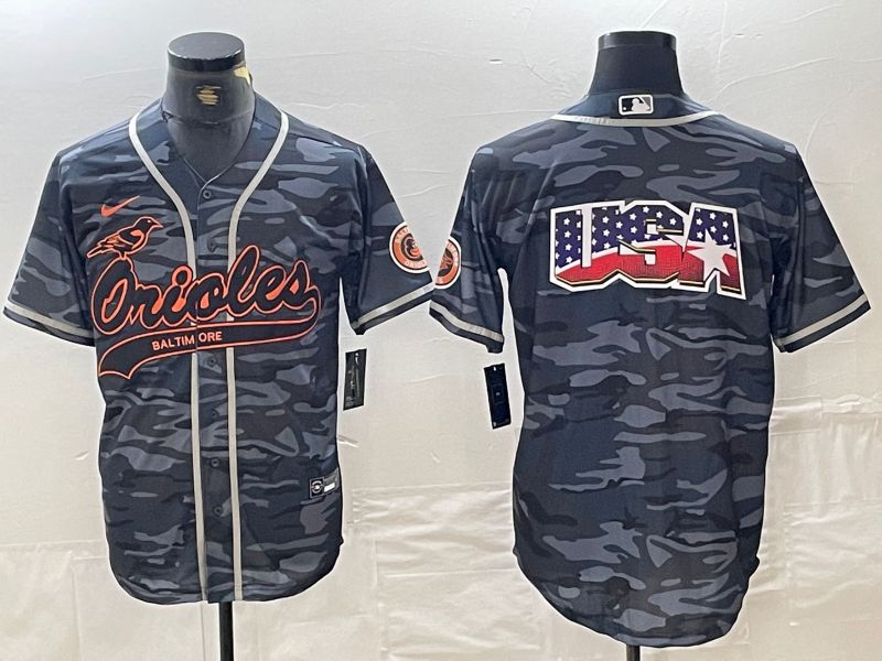 Men Baltimore Orioles Blank Camo Jointly 2024 Nike MLB Jersey style 3->baltimore orioles->MLB Jersey